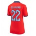 Engeland Jude Bellingham #22 Voetbalkleding Uitshirt Dames WK 2022 Korte Mouwen